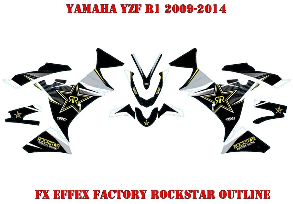 Rockstar Outline für Yamaha YZF R1 2009-2014